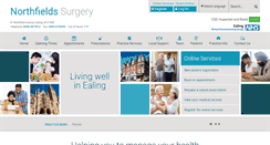 Desktop Screenshot of northfieldssurgery.nhs.uk